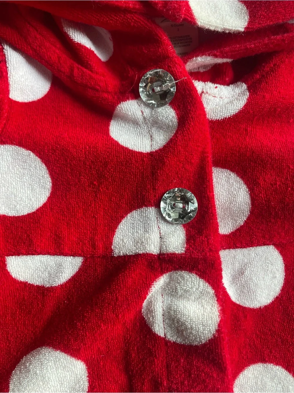 Disney Red and White Polka Dot Minnie Hooded Dress
